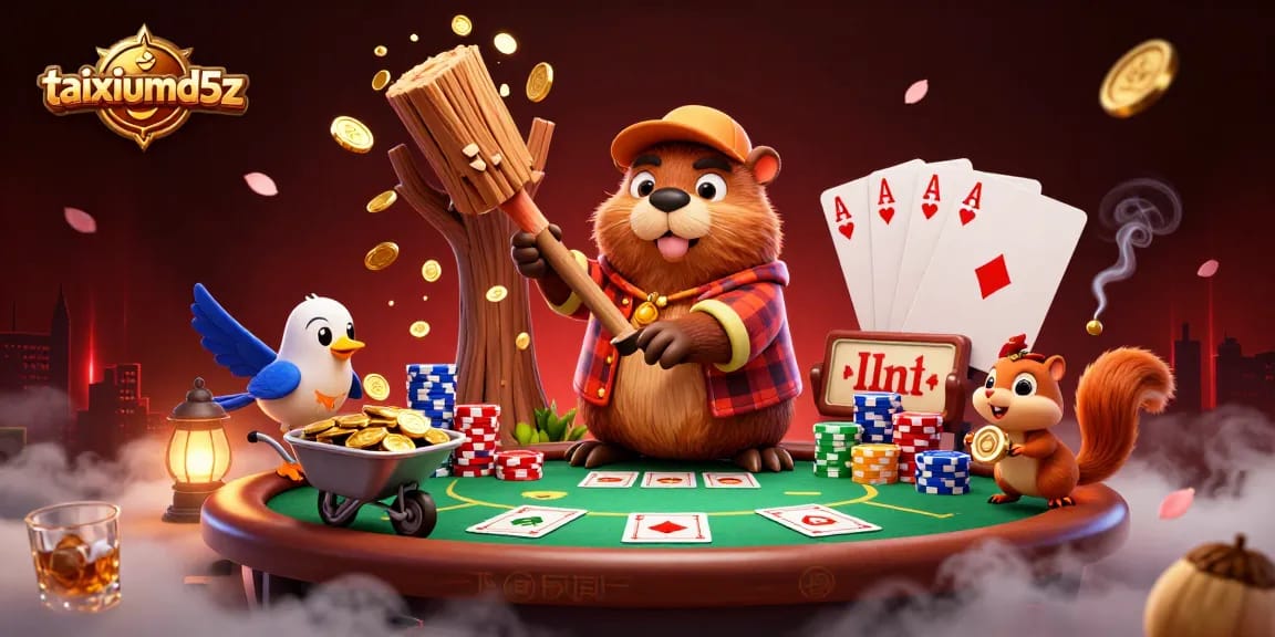 Experience thrilling gameplay at taixiumd5z, where gold coins rain down from a dynamic casino scene.