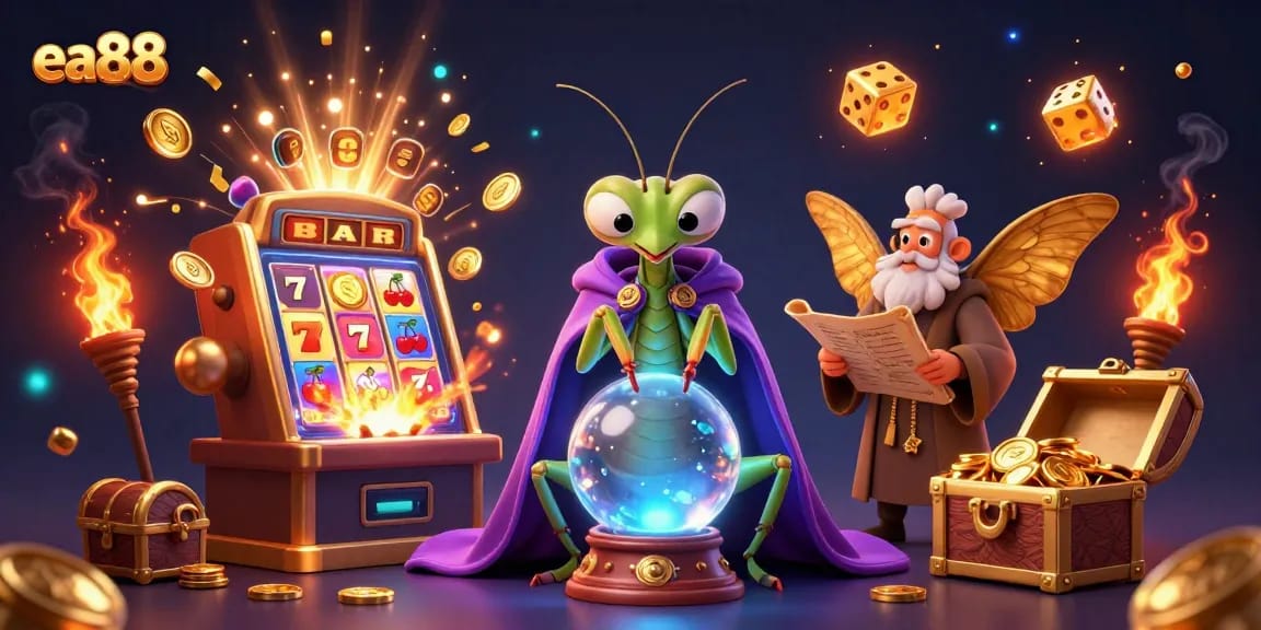 ea88 ignites excitement with vibrant visual gambling elements and charming characters.