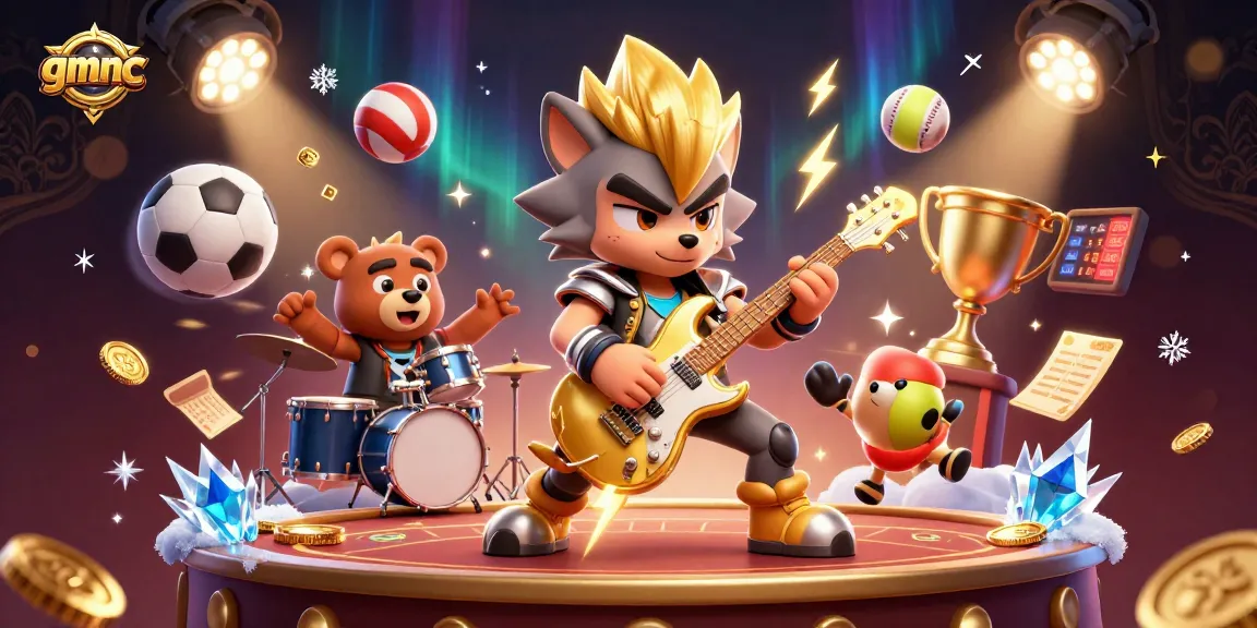 Witness the 3D animated deluge of sports excitement at gmnc's electrifying casino stage!