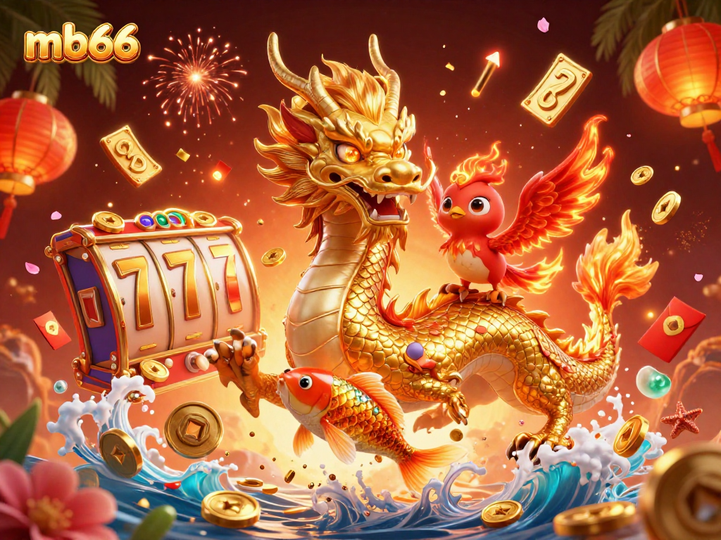 Experience the thrill of mb66 with winning dragons and exciting slot reels in a vibrant casino adventure.