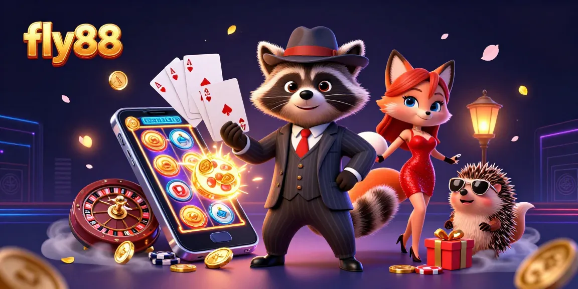 Experience thrilling slot games at fly88 with exciting characters, colorful elements, and dynamic action.
