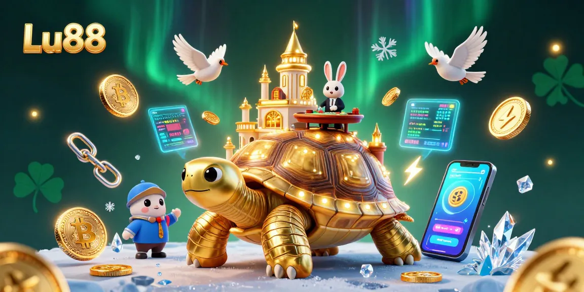 Win big at Lu88 with golden tortoise and colorful casino fun in 3D.