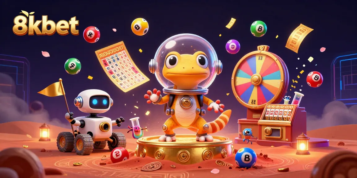 Experience excitement with 8kbet as the Martian gecko discovers a vibrant casino on Mars.