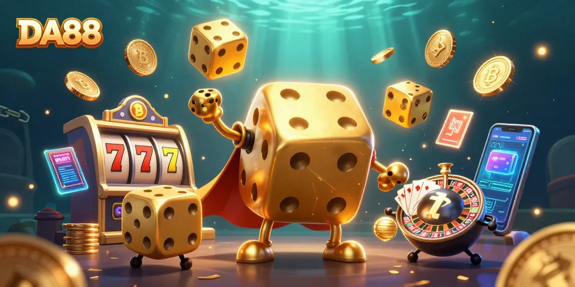 Engage with DA88's exciting slot games featuring vibrant characters and dynamic crypto illustrations.