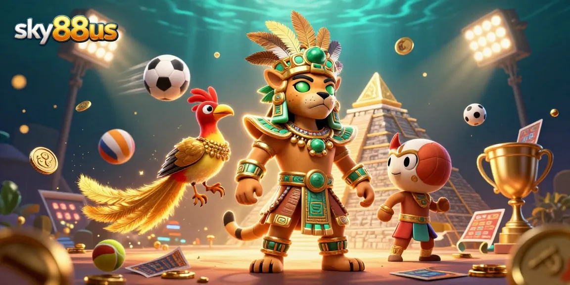 Experience thrilling betting with sky88us in a vibrant casino adventure featuring dynamic sports elements.