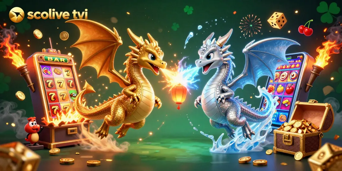 Experience excitement with socolive tivi, showcasing dazzling dragons and dynamic casino elements.